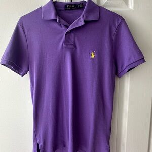 Ralph Lauren Purple Polo Shirt for Men